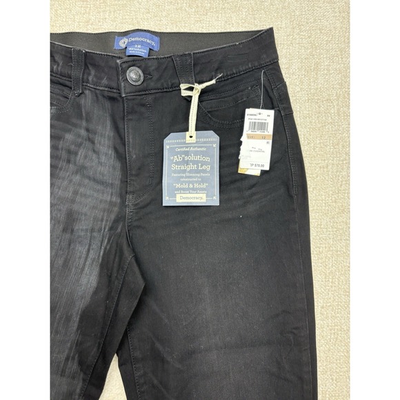 Democracy Womens Jeans Black Size 12 - Picture 6 of 10